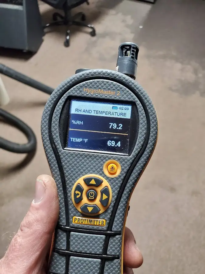 Moisture meter humidity assessment for Mold Remediation & Removal in Hurricane
